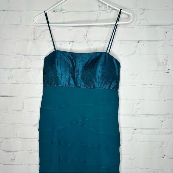 S.L. Fashions size 10 green dress - Picture 1 of 8